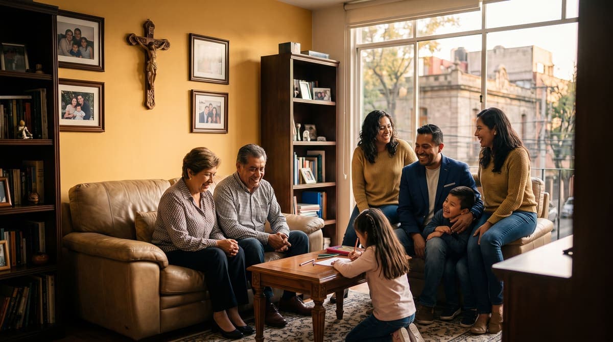Tres generaciones de una familia mexicana en casa: protección del patrimonio y herencia | RIVENZA