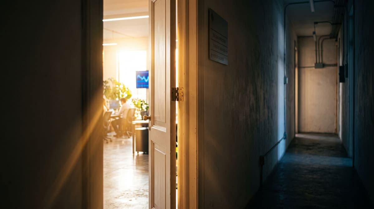 Puerta abierta hacia la luz en un edificio mexicano: pasos para escriturar tu propiedad | RIVENZA