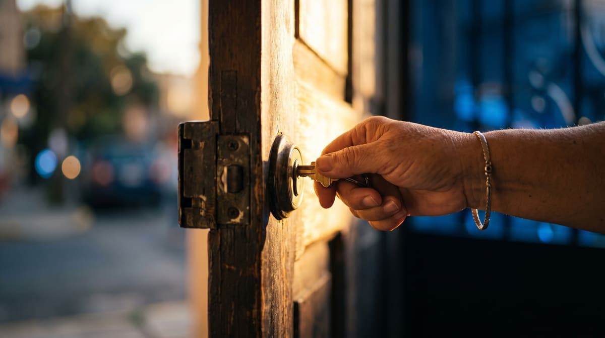Llave girando en la cerradura de una casa mexicana: tu subcuenta de vivienda INFONAVIT y la pensión | RIVENZA