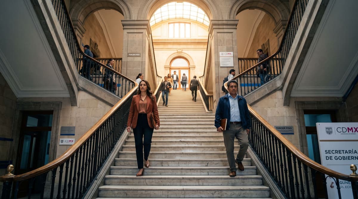 Escalera ascendente hacia la luz: registrar tu marca ante el IMPI paso a paso en 2026 | RIVENZA