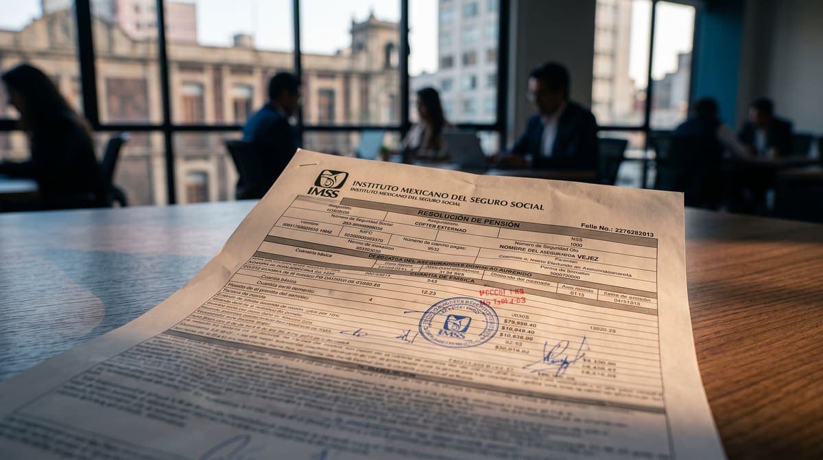 Resolución de pensión IMSS con sellos y firmas oficiales: qué es y cómo obtener la tuya | RIVENZA
